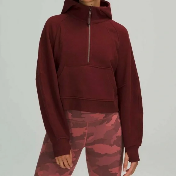 Lululemon Scuba Oversized Half Zip Hoodie, M/L, Rockwood - Picture 1 of 7